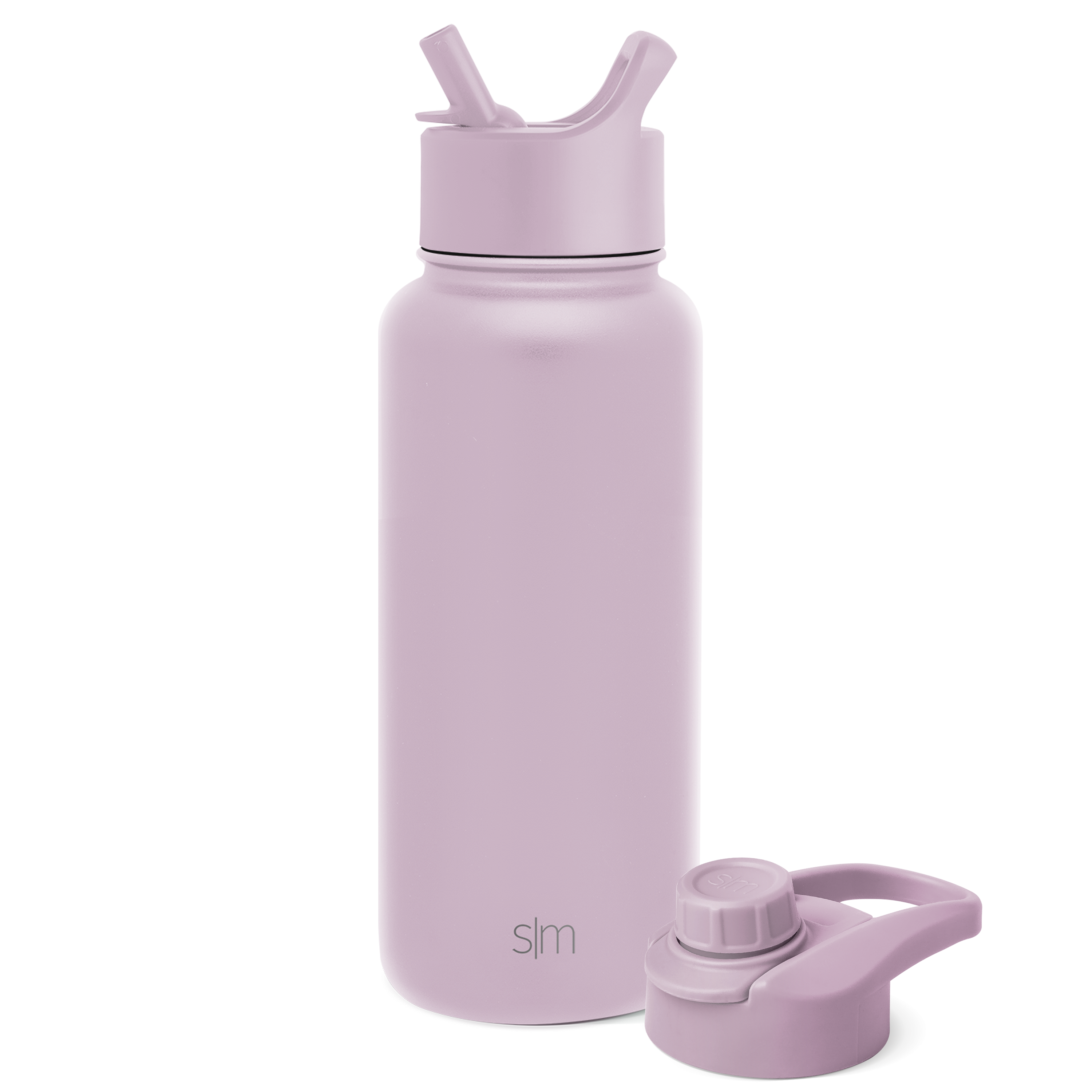 Summit Water Bottle with Straw Lid and Chug Lid - Lavender Mist