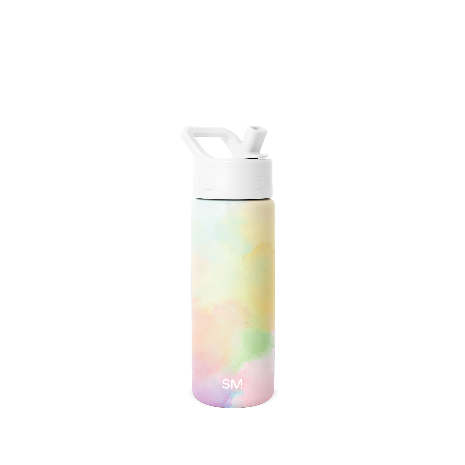 Summit Kids Water Bottle with Straw Lid - 18oz - SM2 - Cotton Candy Tie Dye