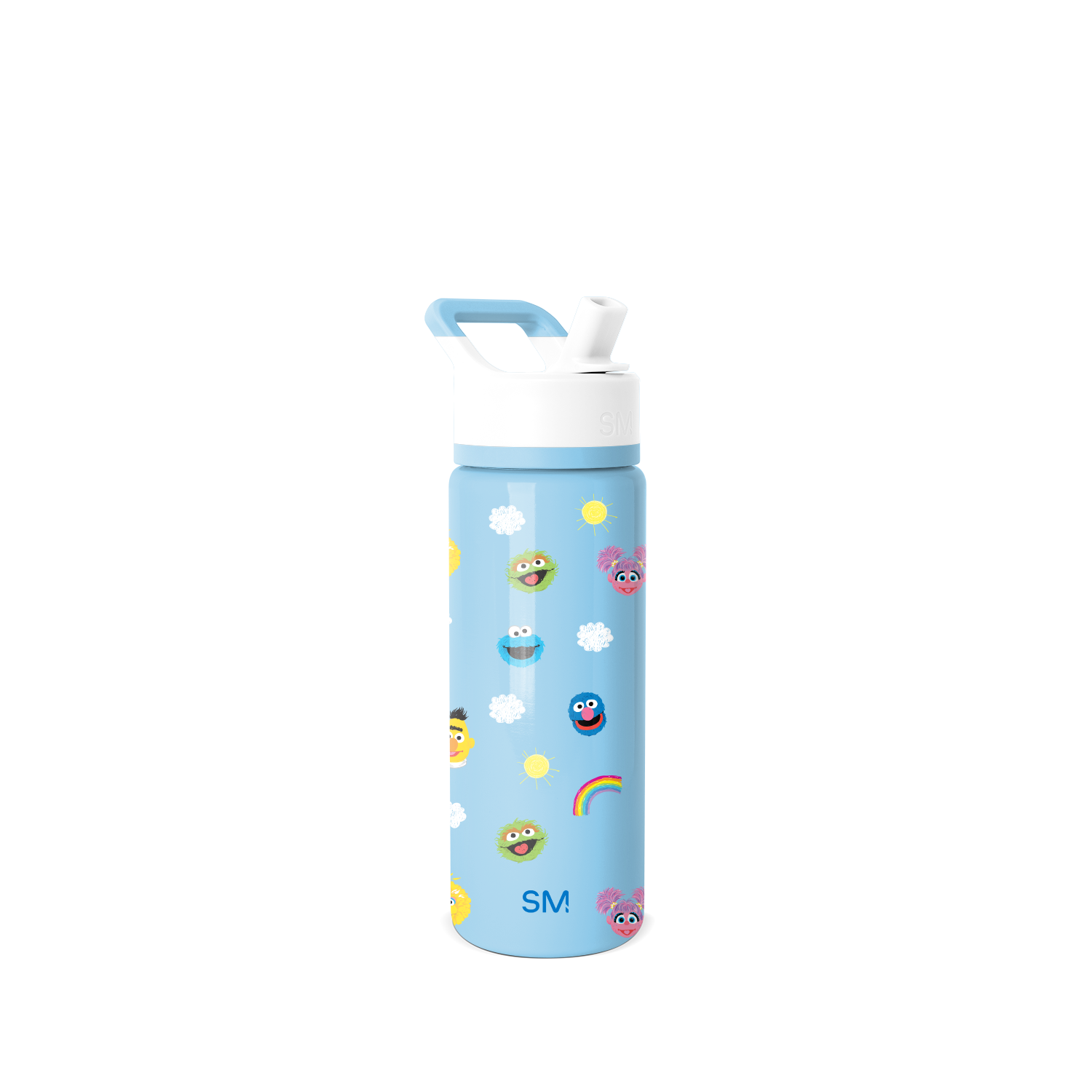 Summit Kids Water Bottle with Straw Lid - 18oz - SM2 - Sesame Street Pals