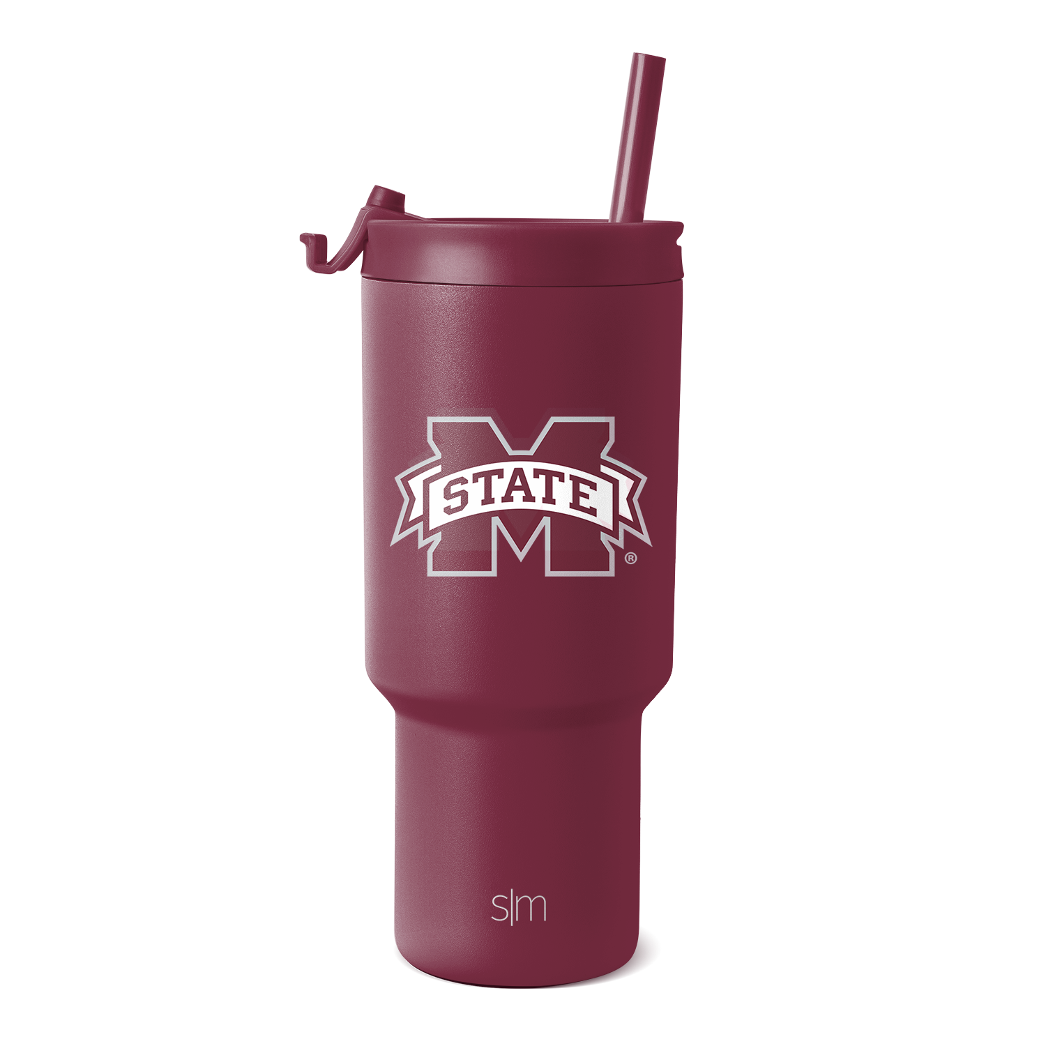 Collegiate Trek Tumbler - 30oz / Mississippi State / Flip + Straw