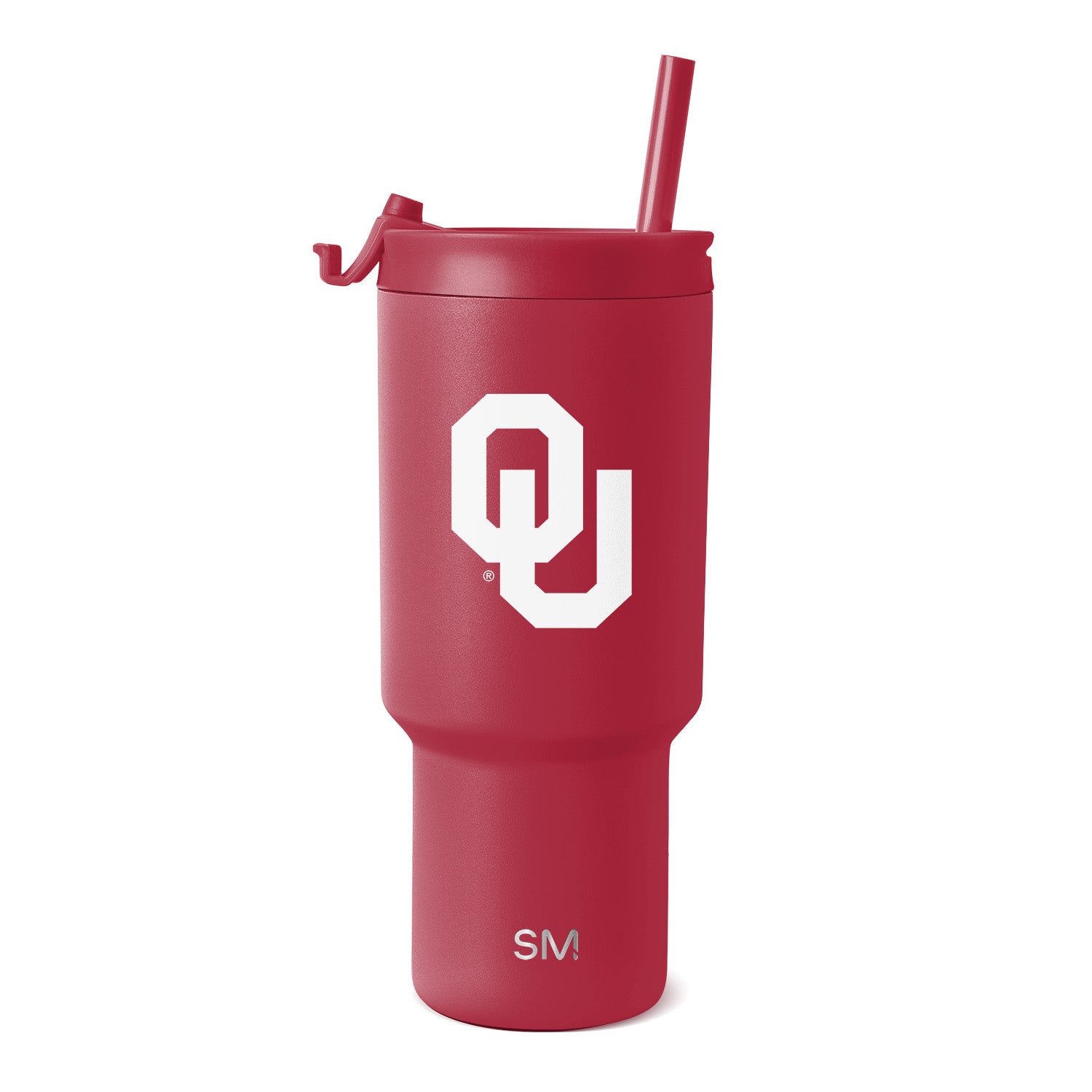 Collegiate Trek Tumbler - 30oz / Oklahoma / Flip + Straw