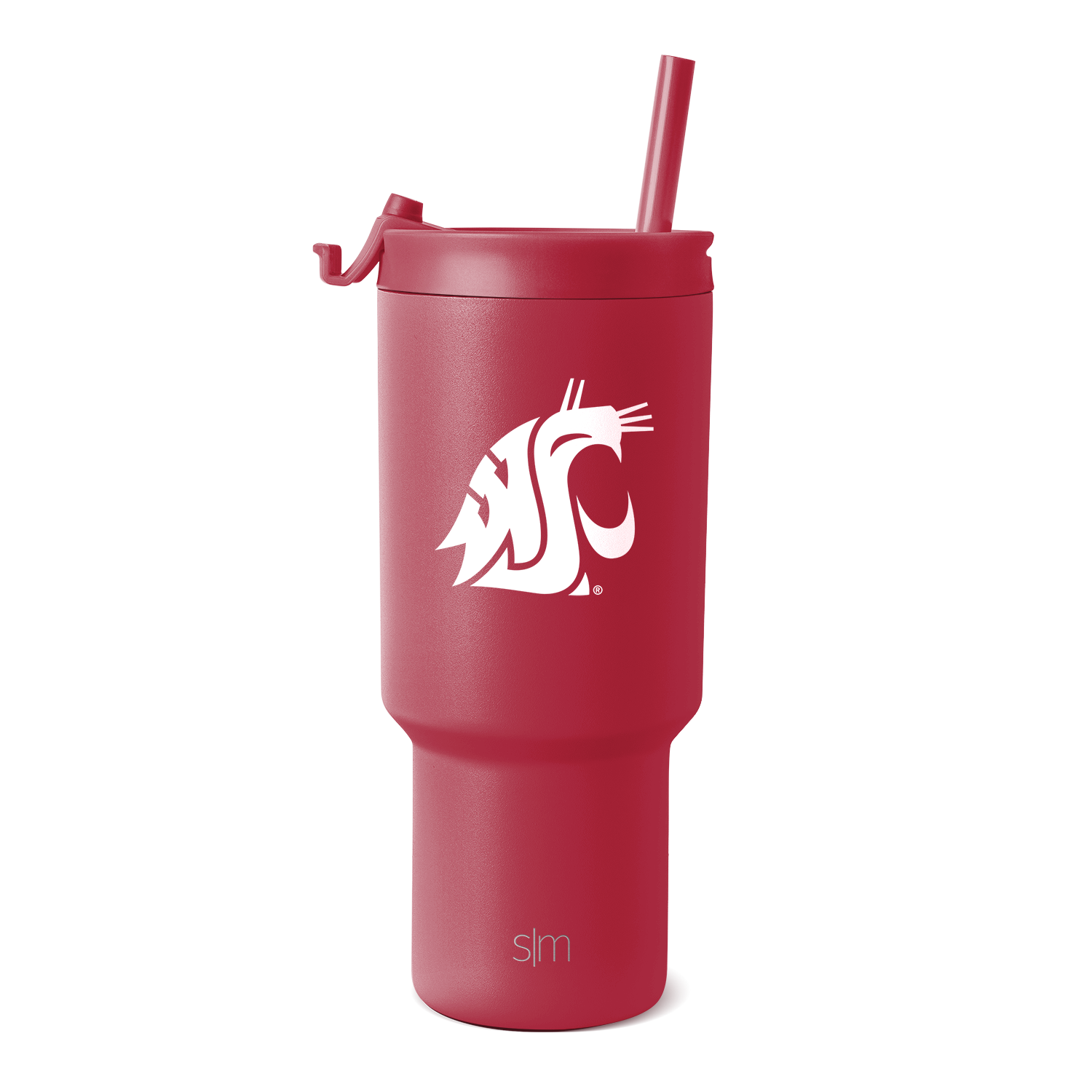 Collegiate Trek Tumbler - 30oz / Washington State / Flip + Straw
