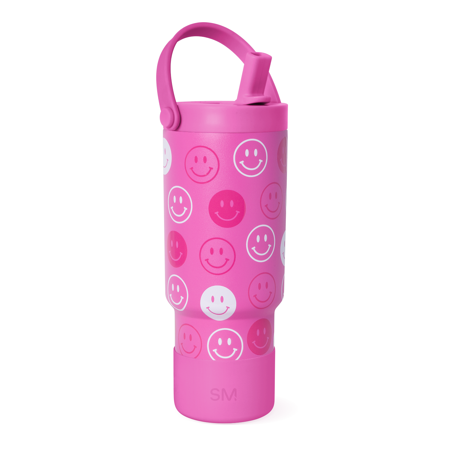 Kids Trek Pivot Tumbler - Pink Happy Faces